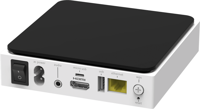 TV-Box IP1200 Posteriore